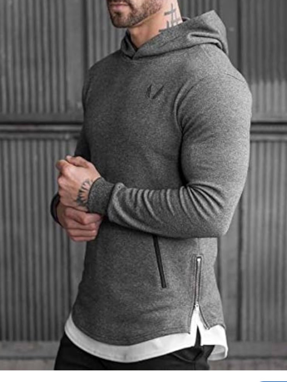 Aesthetic Revolution ASRV / Gymshark Grey Pullover Hoodie XXL